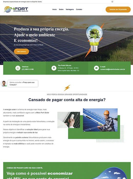 Site Mais FOrte Solar